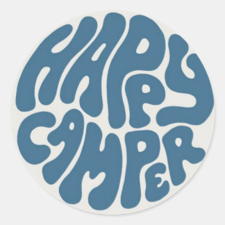 Happy Camper Sticker