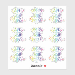 Happy Camper Sticker Pack
