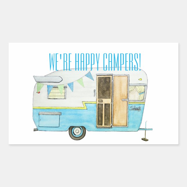 Happy Camper Stickers (Devant)