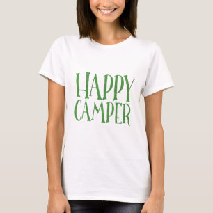 Happy Camper t-shirt en rouge buffle plaid