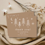Happy Camper Thank You Postcard<br><div class="desc">Introducing our delightful "Happy Camper" baby shower design, perfect for celebrating the arrival of your little one. This charming design features a whimsical camping theme, complete with an illustrations of trees, moon and stars. Whether you're planning an outdoor-themed baby shower or simply love the camping aesthetic, our "Happy Camper" design...</div>