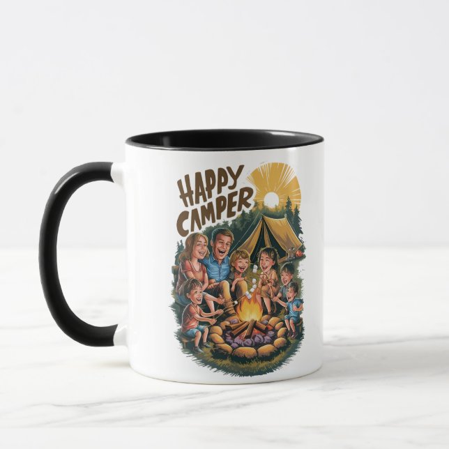 Happy Camper Toddler T-shirt (6) Mug (Left)