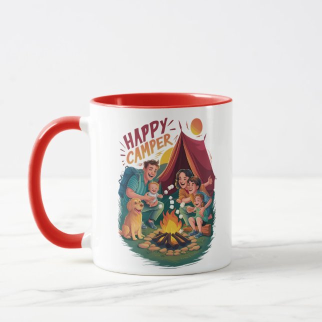 Happy Camper Toddler T-shirt (7) Mug (Left)