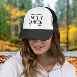 Happy Camper Trucker Hat<br><div class="desc">Embrace the spirit of adventure and the joy of outdoor living with our "Happy Camper" apparel and accessories! Featuring a charming graphic of a cozy tent nestled amidst whimsical boho arrows, our designs capture the essence of wanderlust and exploration. Whether you're a seasoned adventurer or simply love the great outdoors,...</div>