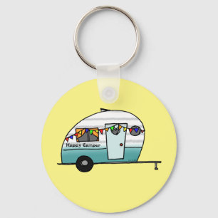 Happy Camper van Keychain