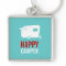 Happy Camper - Vintage Shasta Camper Keychain