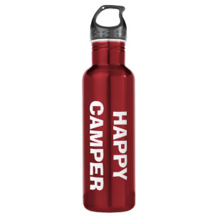 HAPPY CAMPER water bottle for camping and RVing
