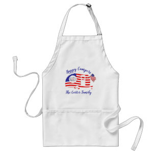 Happy Campers America personalized Standard Apron