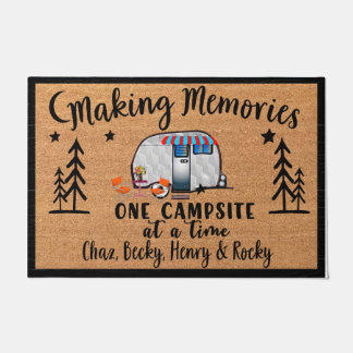 Happy Campers Doormat, Camping Lover Gift Doormat