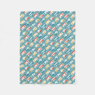 Happy Campers Fleece Blanket
