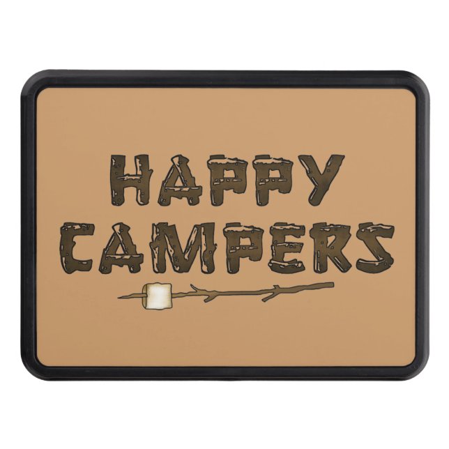 Happy Campers fun Hitch cover (Front)