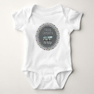 Happy Campers Personalized RV Baby Bodysuit