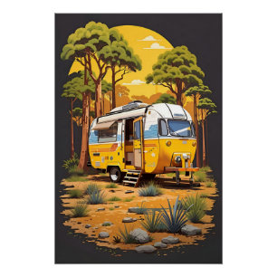 Happy Campers Poster