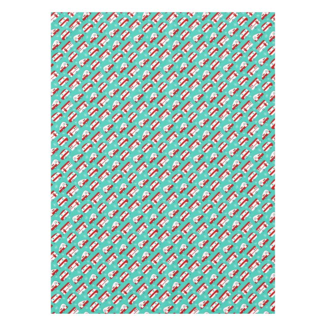Happy Campers Tablecloth (Front)