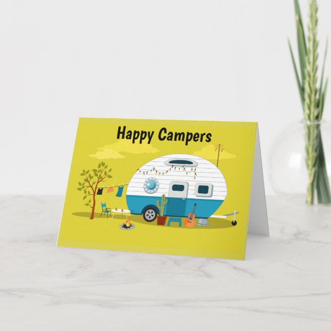 Happy Campers Trailer Card (Front)