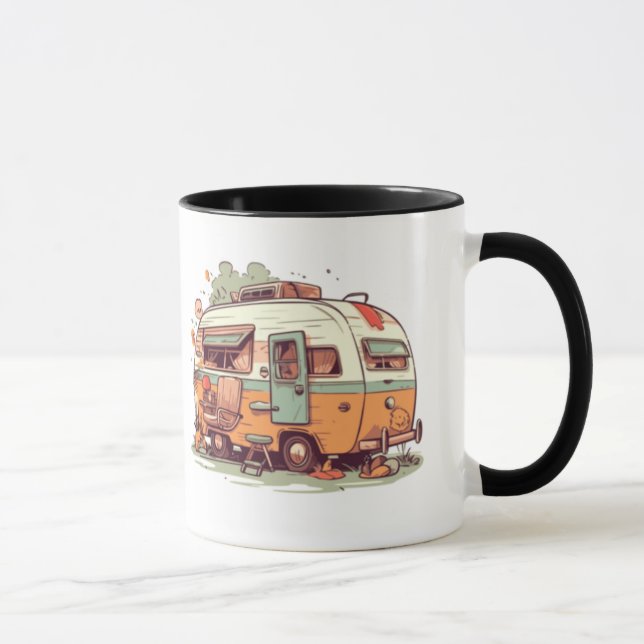 happy campers trailer mug (Right)