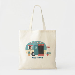 Happy Campers Trailer Tote Bag