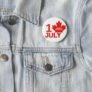 Happy Canada Day 2 Inch Round Button
