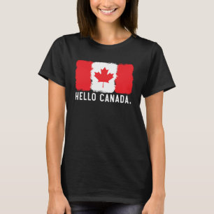 Happy Canada Day Canadian Canada Flag Maple Leaf   T-Shirt