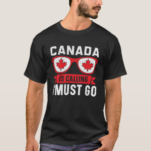 Happy Canada Day Canadian Canada Flag Maple Leaf T-Shirt