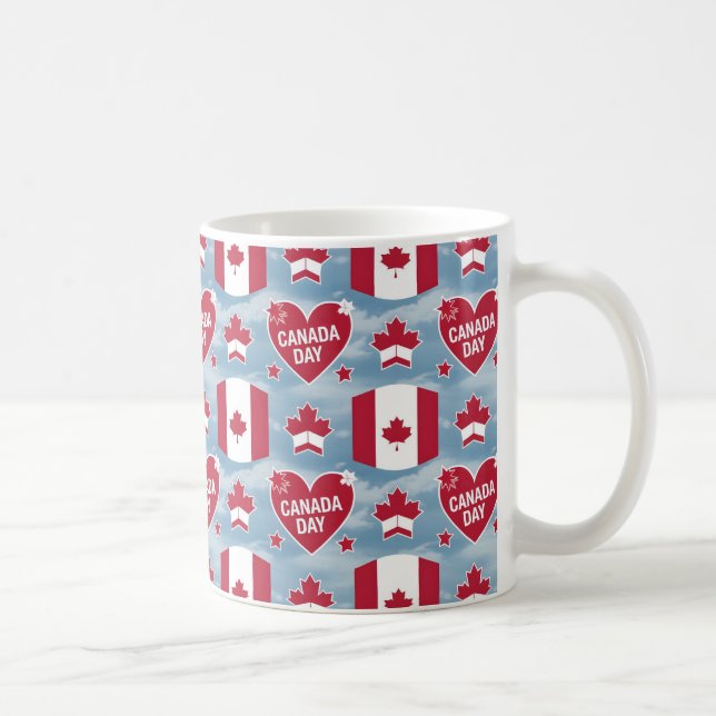 Happy Canada Day Gift Coffee Mug (Right)