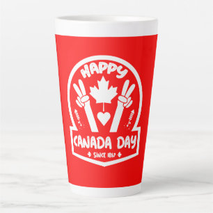 Happy Canada Day July 1    Large Coffee Mug
