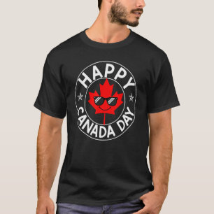 Happy Canada Day   Maple Leaf Canada Day Kids Todd T-Shirt