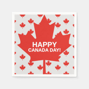 Happy Canada Day Paper Napkins
