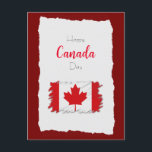Happy Canada Day Postcard<br><div class="desc">Happy Canada Day! If you're looking to design something to celebrate this special day,  feel free to customize it.</div>