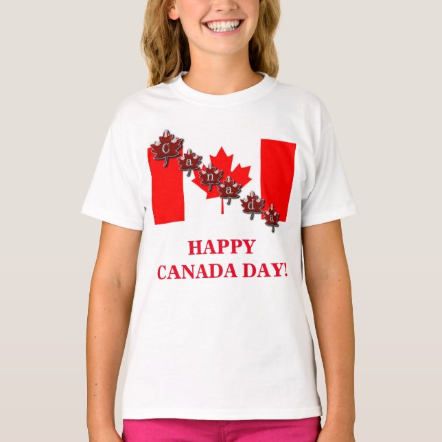 HAPPY CANADA DAY! T-Shirt (Front)