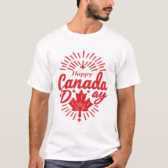 Happy Canada Day T-shirt meilleur (Devant)