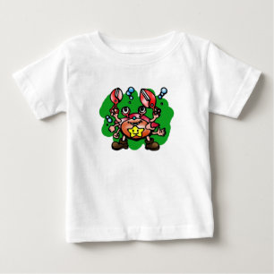 Happy Cancer Crab with Star Baby T-Shirt