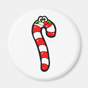 Happy Candy Cane Magnet