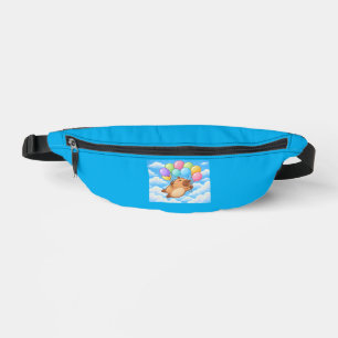 Happy Capybara Balloon Fanny Pack Cute Capybara