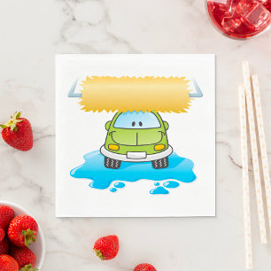 Happy Car Wash Napkin