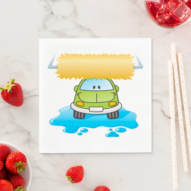 Happy Car Wash Napkin (Creator Uploaded)