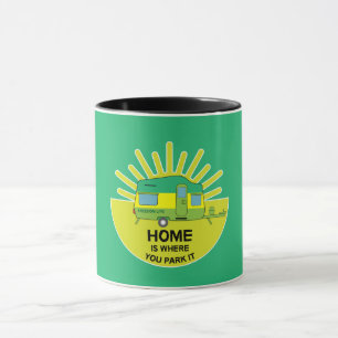 Happy Caravaner   Caravan Gifts   Caravanning   Mu Mug