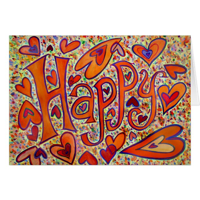 Happy Card (Front Horizontal)