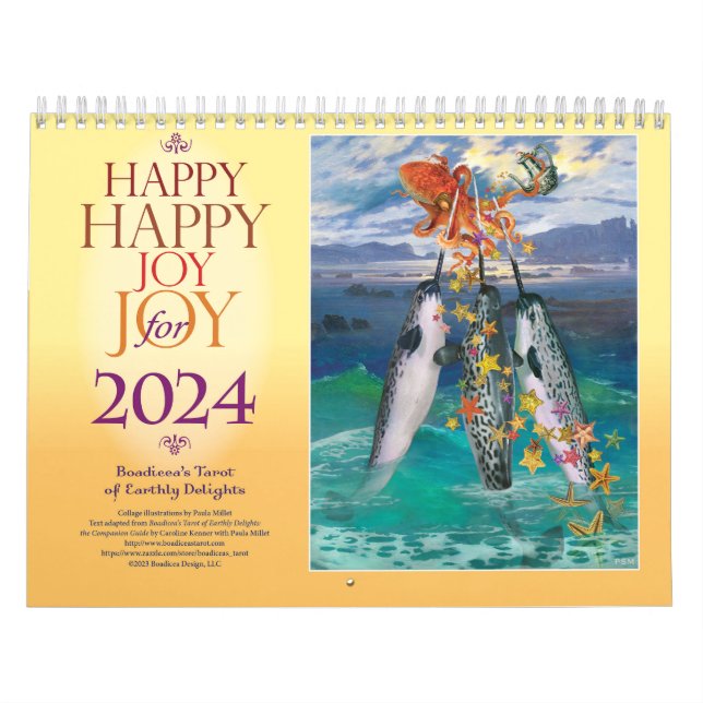 Happy Cards 2024 Tarot Calendar (Cover)
