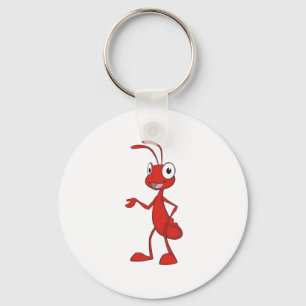 Happy Cartoon Ant Keychain