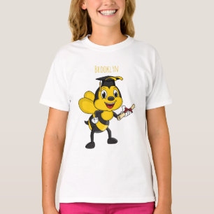 Happy cartoon bee graduation T-Shirt