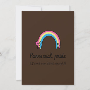 Happy Cartoon Cat   Cute Kawaii Animal Art Invitation