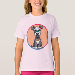 🌸 Happy Cartoon Pup Cheerful Smile Cozy Style 🌸 T-Shirt