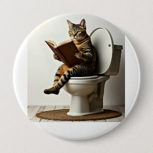 Happy Cat: Cute Kitten Design for Cat Lovers 4 Inch Round Button