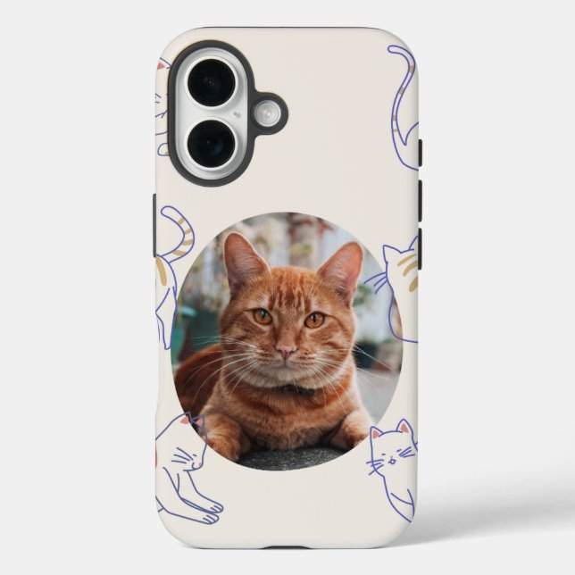 Happy Cat Day! Case-Mate iPhone Case (Back)