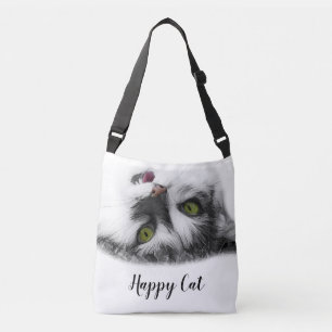 Happy Cat elegant customizable Crossbody Bag