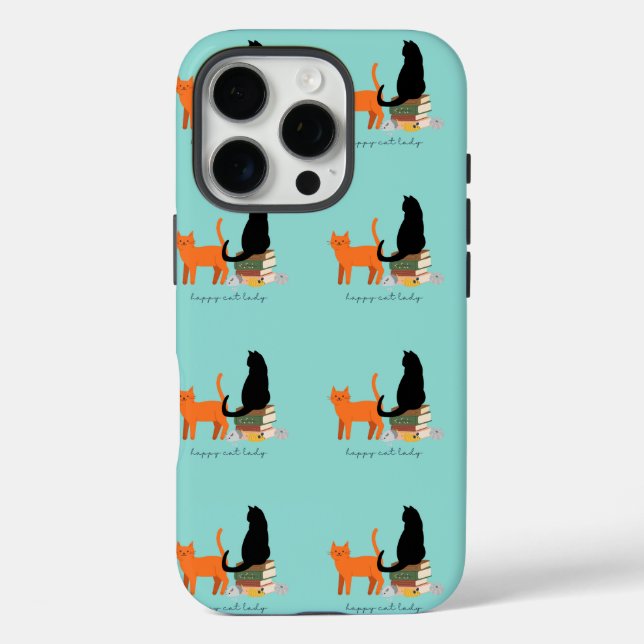   Happy Cat Lady Case-Mate iPhone Case (Back)