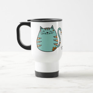 Happy Cat nom personnalisé tasses