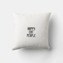 HAPPY CAT PEOPLE text/ CAT image  (2 side print) 