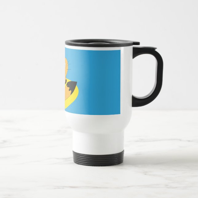 Happy Cat Travel Mug (Right)
